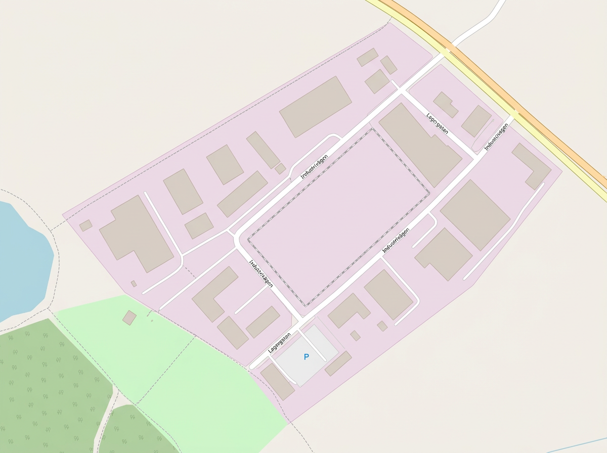TAK map view on client 1 showing the fenced yard, team positions, the gate camera and the UAV